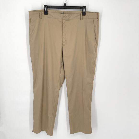 Nike Golf Dri Fit Stretch Golf Pants Standard Fit Lightweight Size 40 Khaki - Picture 1 of 9